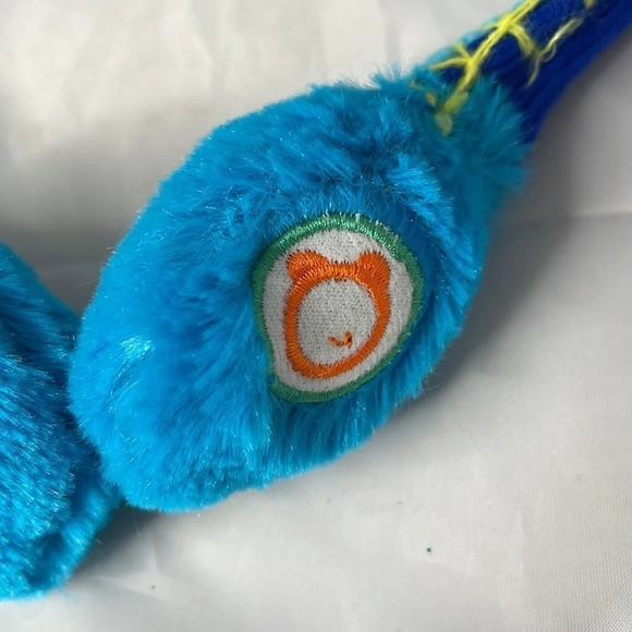 FLIPEEZ Kids Ear Flapper Winter Toque Blue Knit Fleece Lined Reflective Logo - Picture 2 of 10